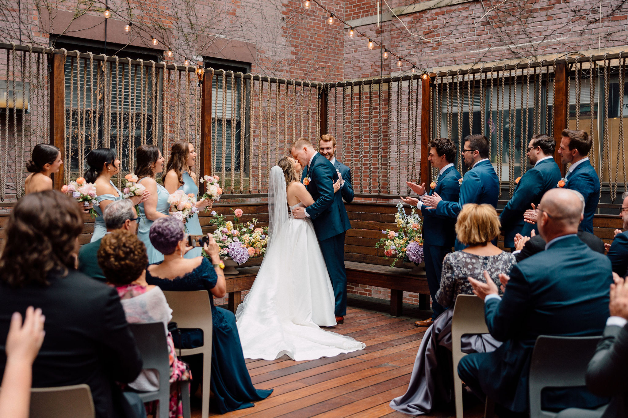 A Chic Boston Restaurant Wedding at SRV